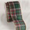 The Ribbon People Green and Red Tartan Wired Craft Ribbon 2.5" x 40 Yards